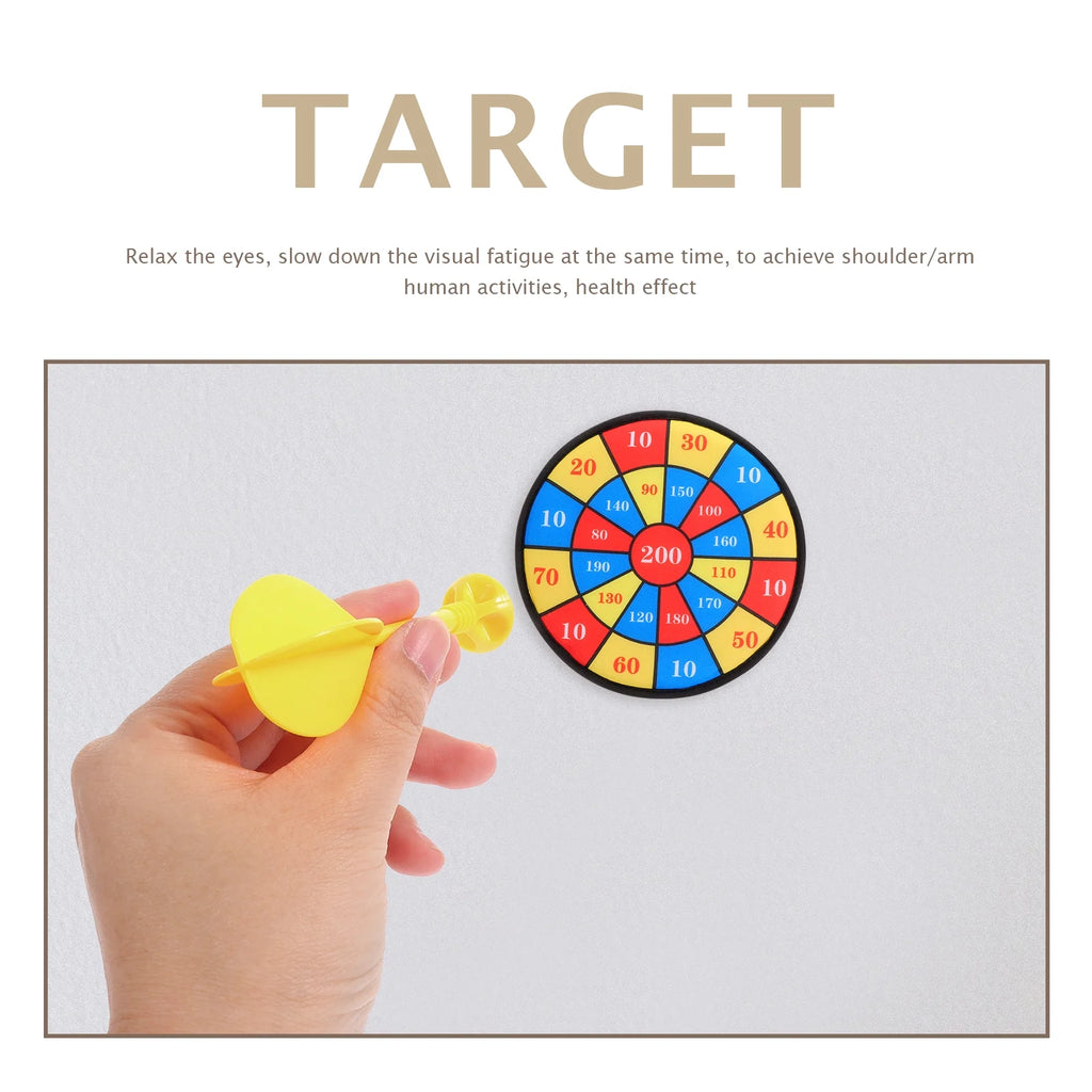 13Pcs Kids Sticky Balls Darts Board Toys S3429