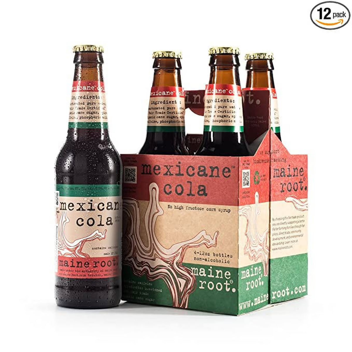 Mexicane Cola Soda, 12 fl oz (12 Glass Bottles) B95129