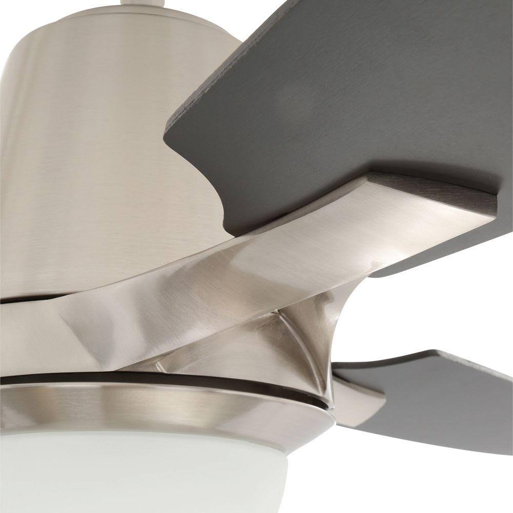 Brushed Nickel Ceiling Fan with Light A148420