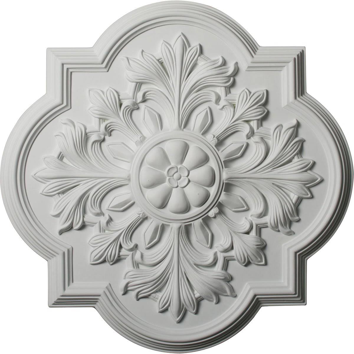 20 inch x 1 3/4 inch Hand-Painted Ceiling Medallion P370686