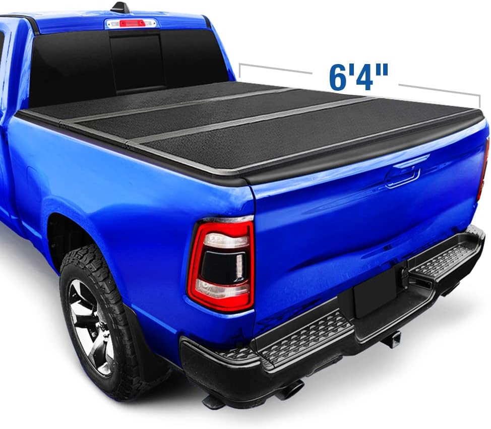 Soft Roll Up Truck Bed Tonneau Cover for 2019-2022 Ram 1500, 5'7" Bed I736
