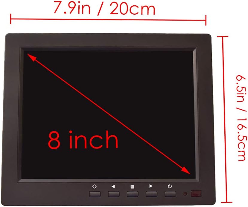 15 Professional CCTV Monitor VGA HDMI AV BNC LCD Security Screen P1440