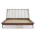 Caramel Wood Queen Spindle Bed T40159