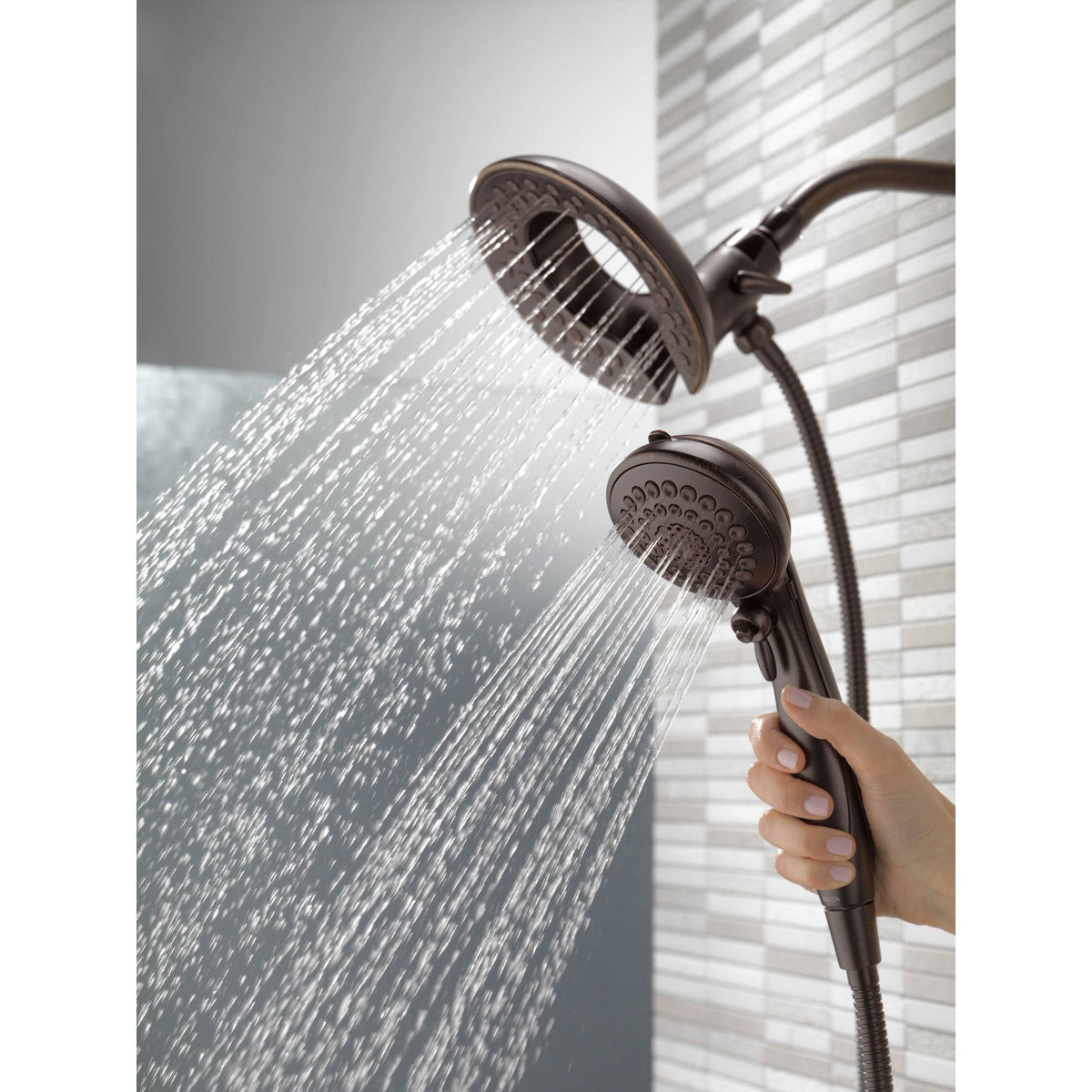 Bronze Multi Function Shower Head B7174