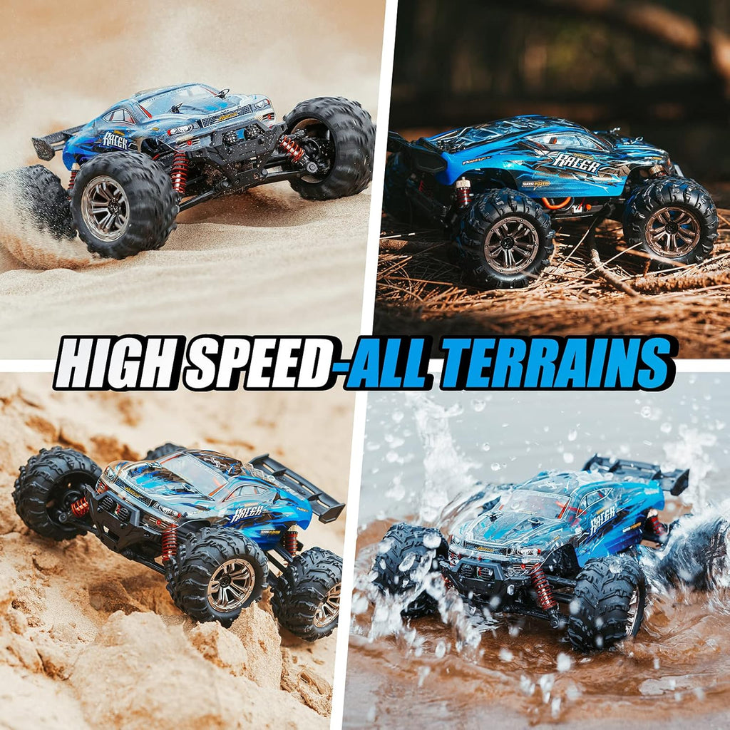 RC Car 4WD Waterproof Off Road Monster Truck with 2 Batteries D700
