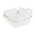 Matte White Square Covered Baking Dish M5288