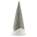 Olive Green Tealight Candle Cone N631
