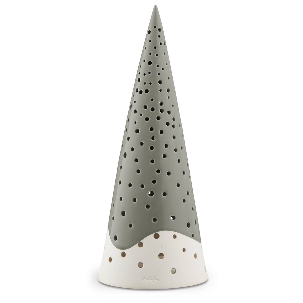 Olive Green Tealight Candle Cone N631