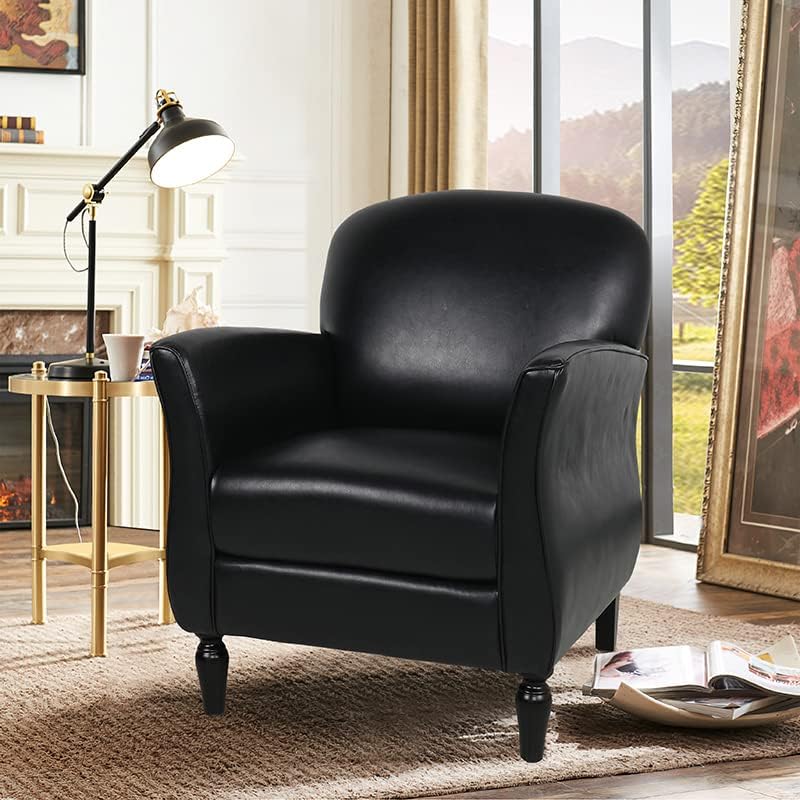 White Fabric Accent Chair M96929