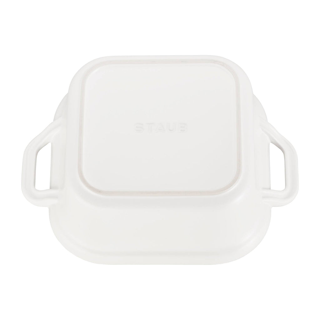 Matte White Square Covered Baking Dish M5288