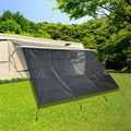 RV Awning Shade Screen with Zipper 8'X20'3'' Universal with Complete Kits N353