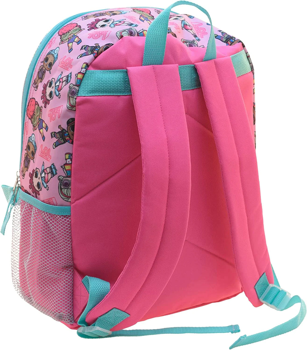 Turquoise Rainbow 4 Piece Backpack Set with Lunch Bag S930