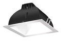 LED Trim Mod6 Sq 80Deg 40K 80CRI White Cone Silver Ring H21662