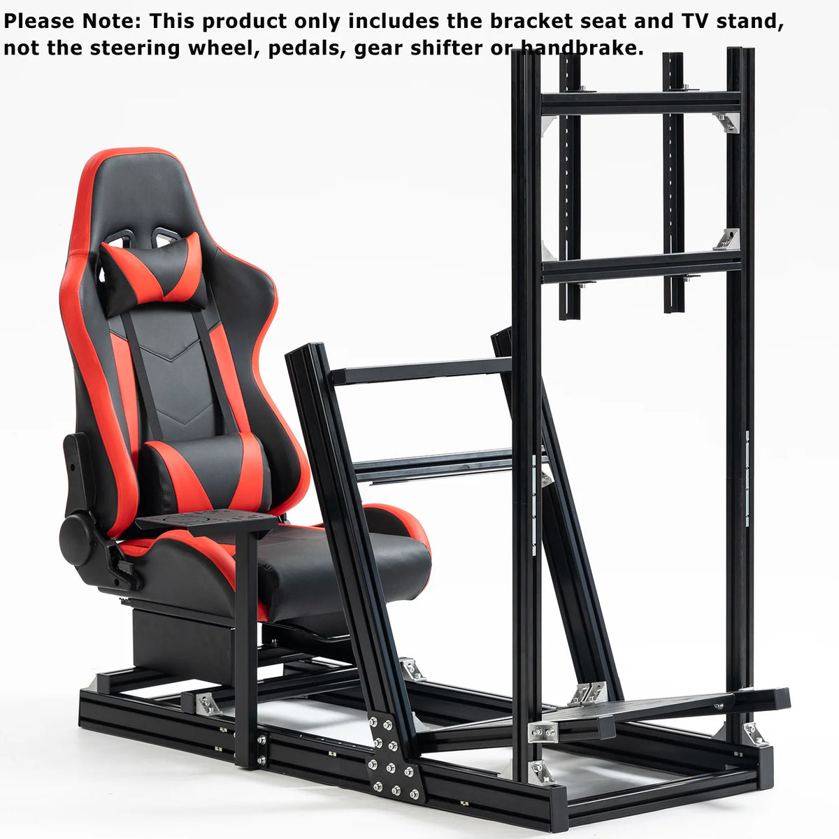 F1 Racing Simulator Cockpit with Monitor Stand Seat L3250