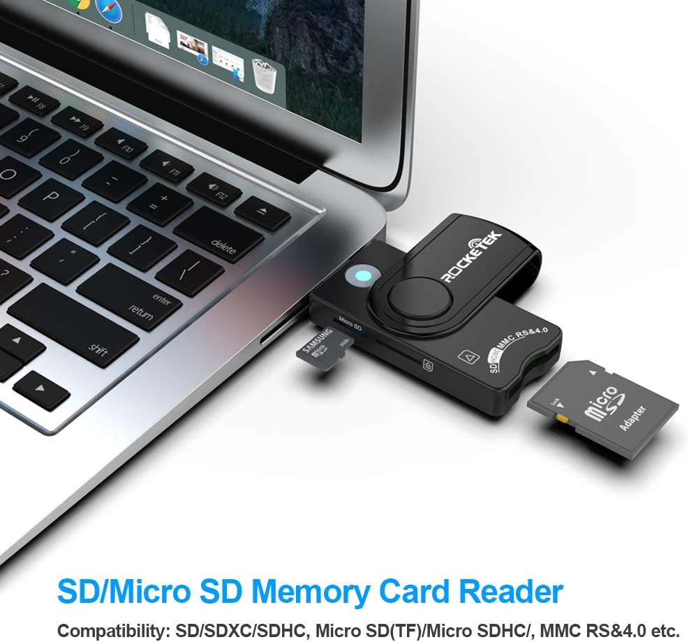 USB Smart Card Reader with SDHC/SDXC/Micro SD Card Slot C92109