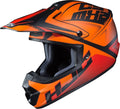 Motocross Helmet, black-orange, Size L W12079