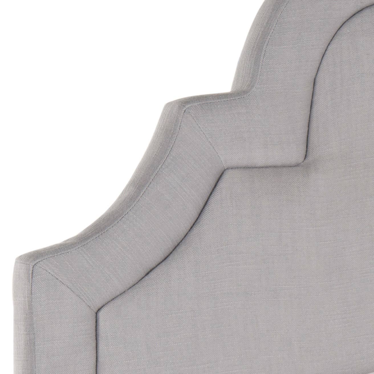Arched Headboard Grey King D693