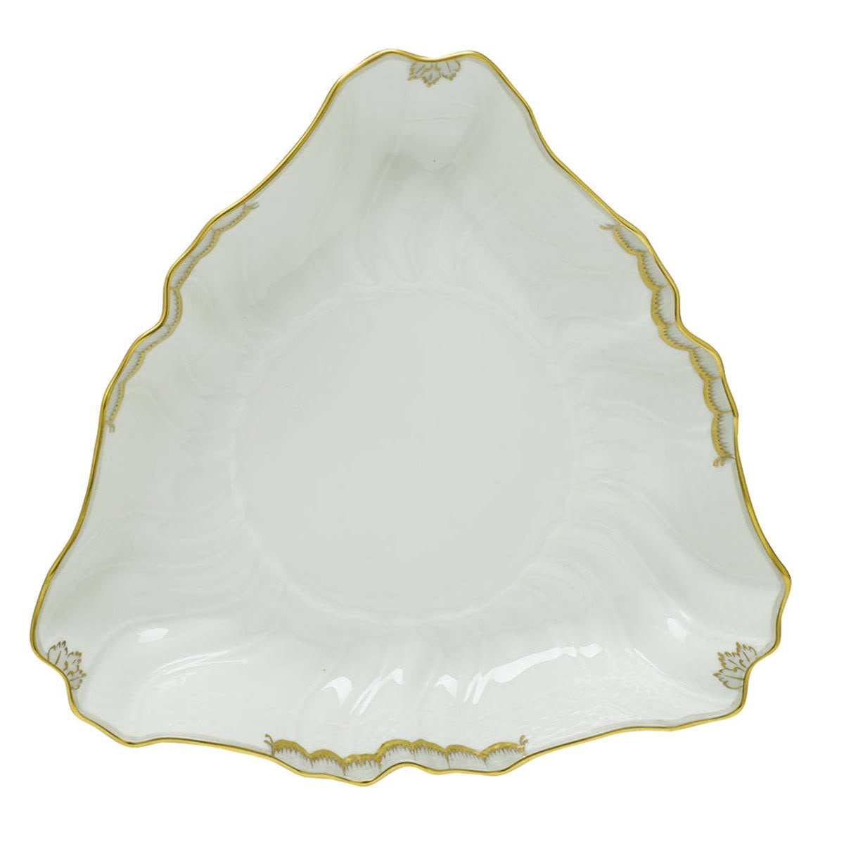 Gray Triangle Dish D63009