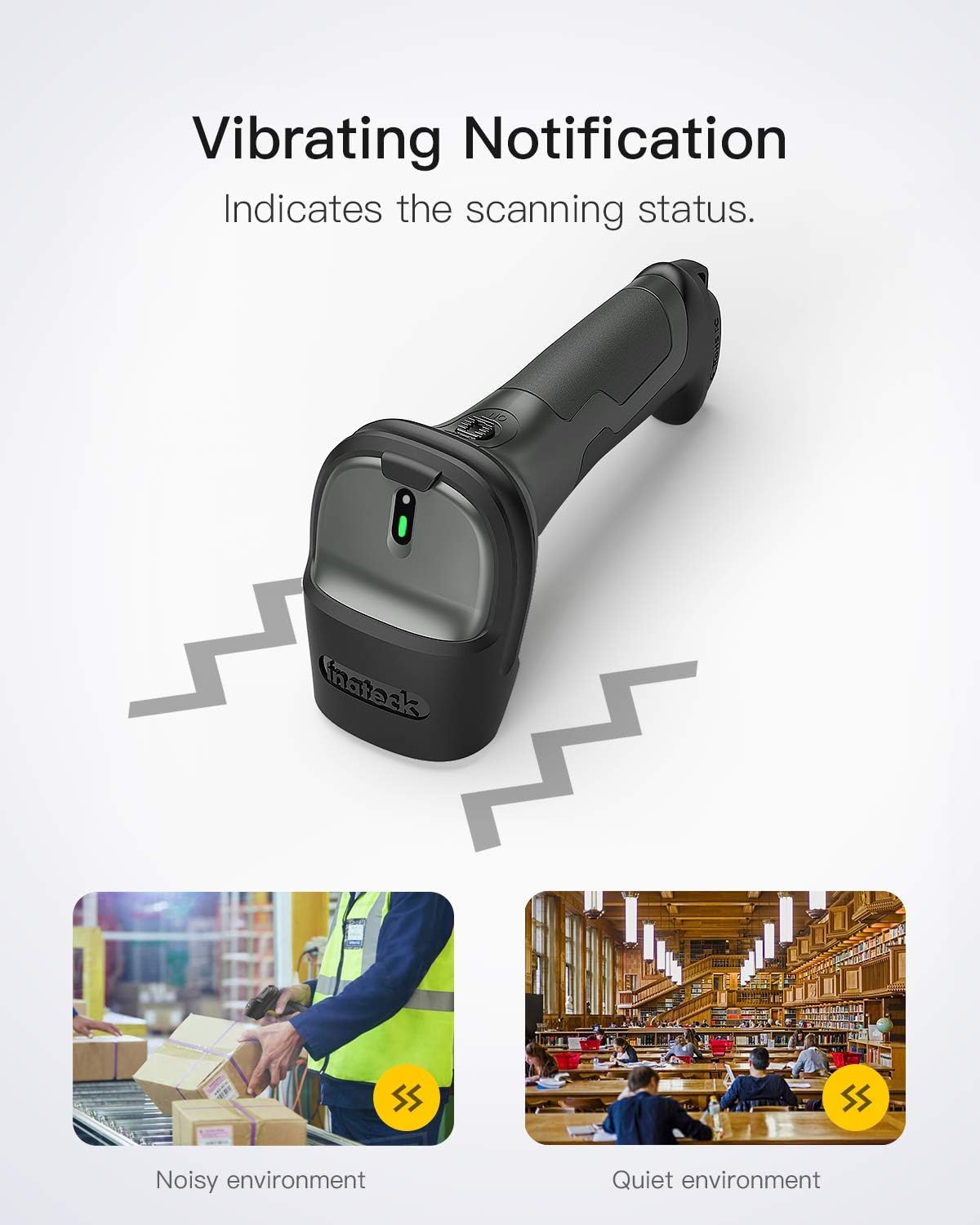 Wireless Barcode Scanner with Bluetooth Adapter A860826