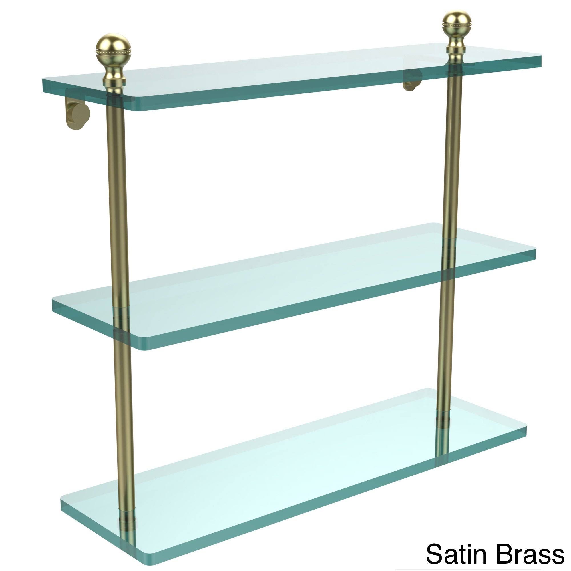 Triple Tiered Glass Shelf O41256
