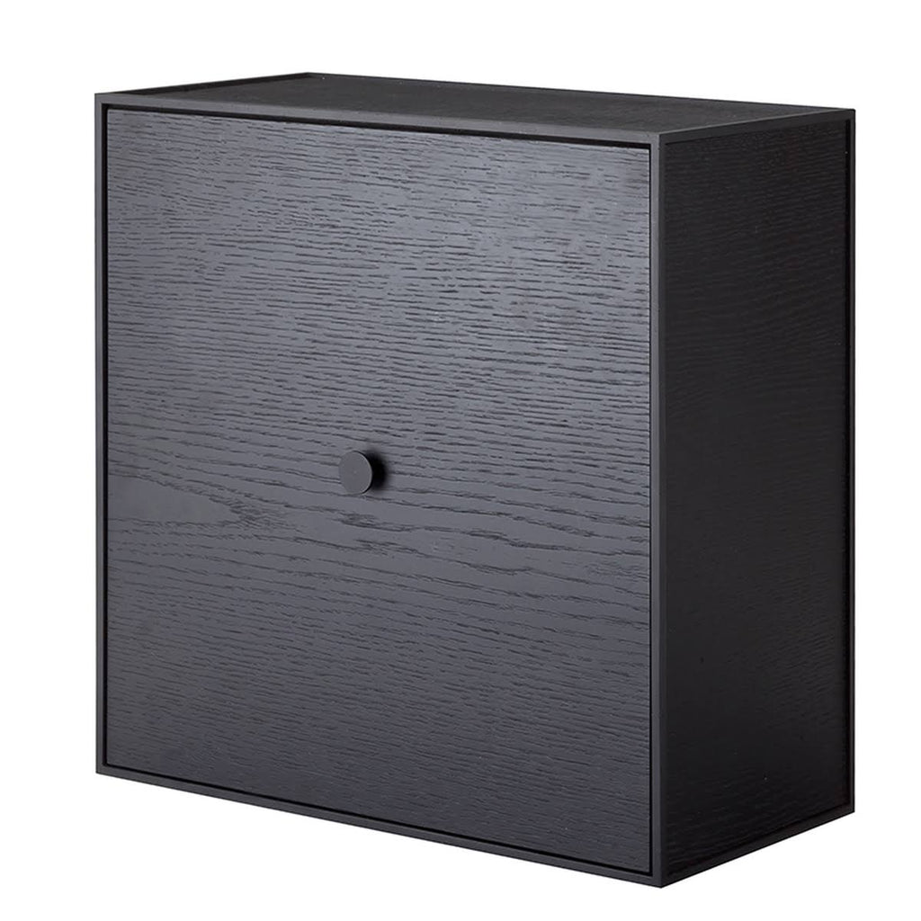 Black Stained Ash Frame Box with Door D208972