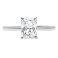 18k White Gold Solitaire Ring W50022