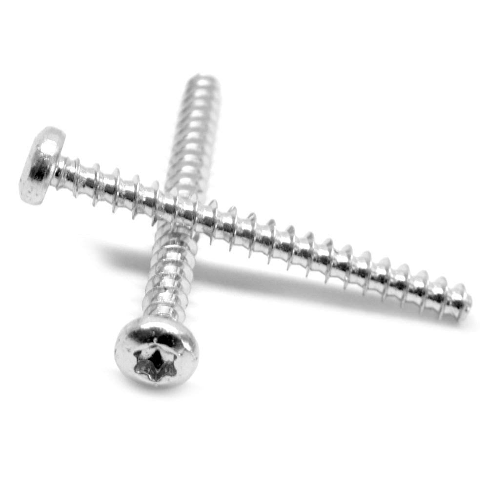 M3.5 x 1.65 x 10 Thread Rolling Screw 6 Lobe Pan Head Low Carbon Steel Zinc Plated Pk 10000 C717203