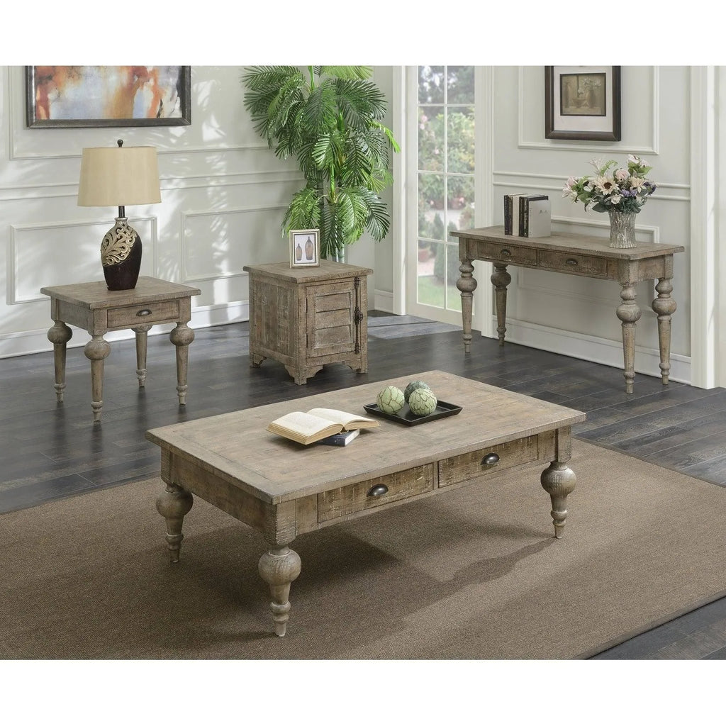 Sandstone Grey Coffee Table with 2 Drawers K766