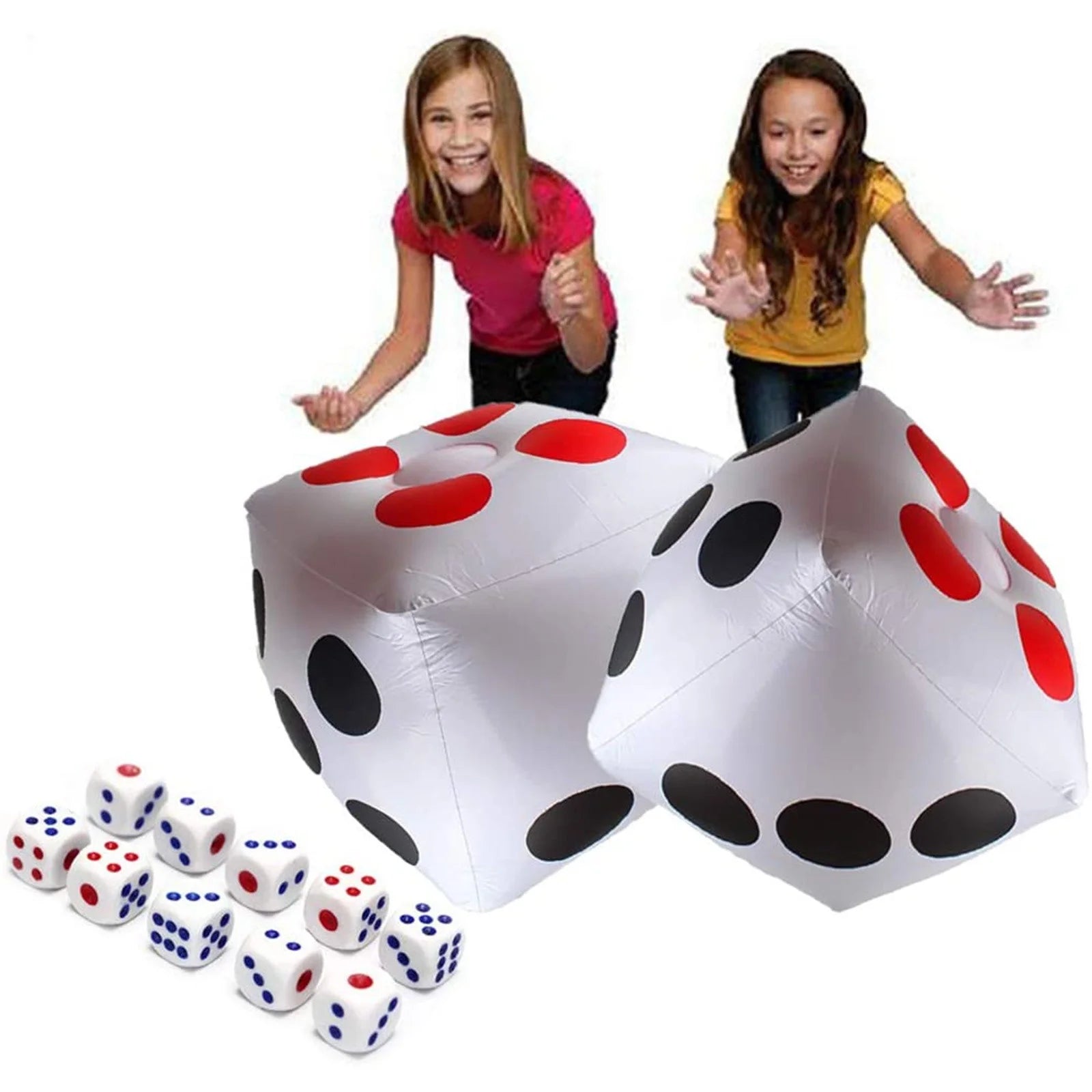 2pc 13 Inch Inflatable Dice Set T8731