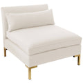 White Armless Chair X5657