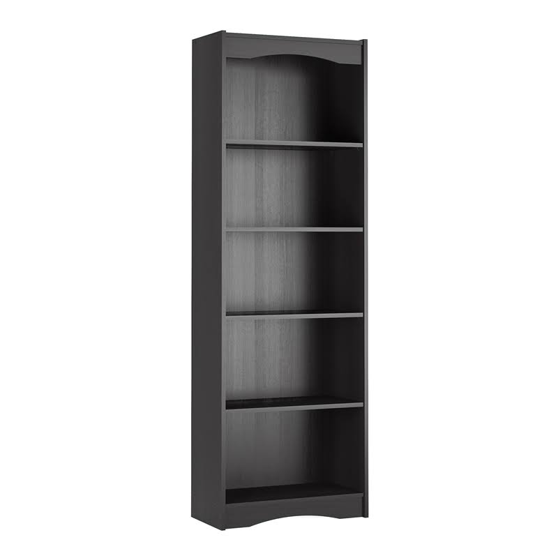Midnight Black 72-Inch Tall Bookcase O84914