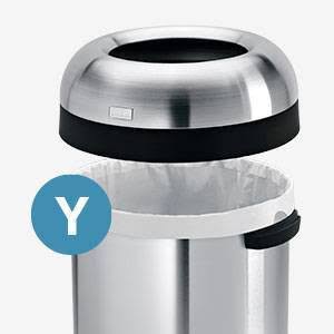 200 Pack 30 Gallon Trash Can Liner Y714868