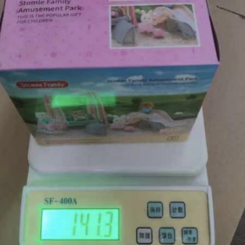 Miniature Dollhouse Furniture Kitchen Play Set with Refrigerator D1532