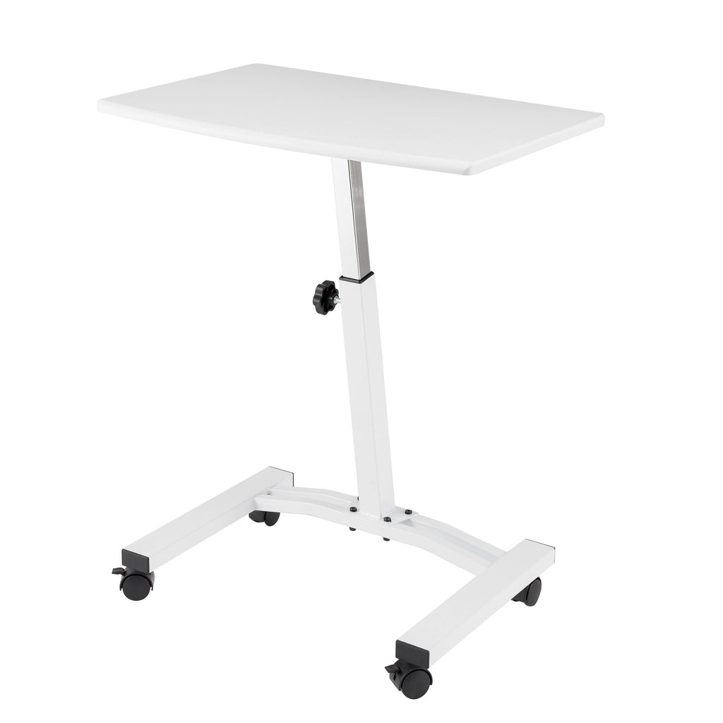 Black Mobile Height Adjustable Laptop Desk Cart M854695