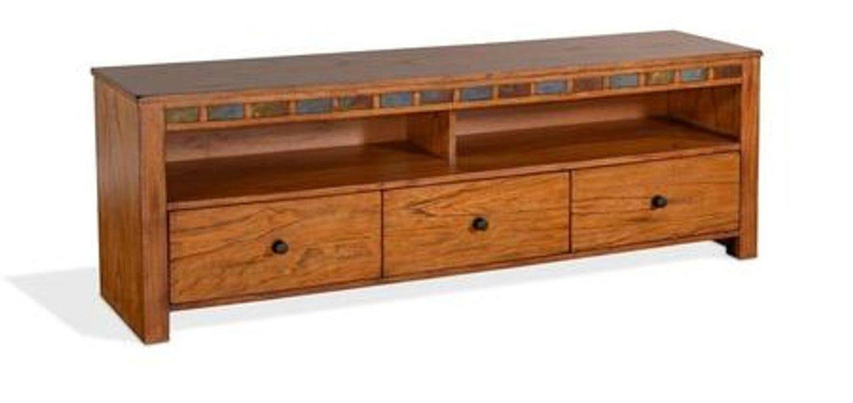 Rustic 74 inch TV Console U396850