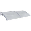 Door Canopy Gray 118.1"x39.4" PC U706649