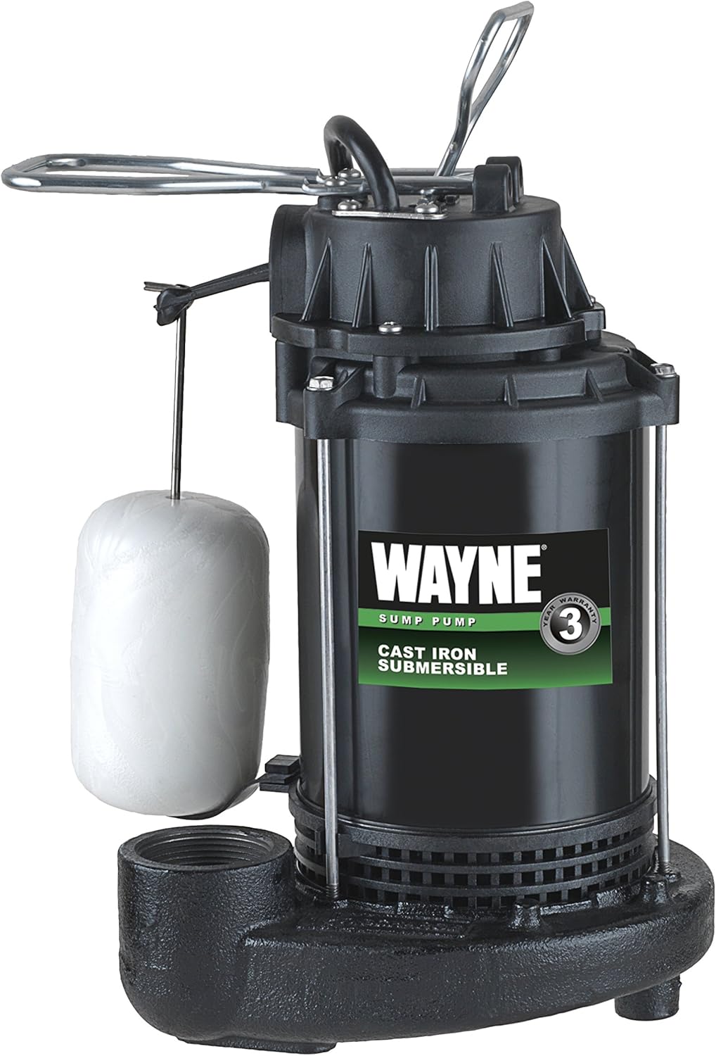 1/2 HP Submersible Cast Iron and Steel Sump Pump With Integrated Vertical Float Switch Y71815
