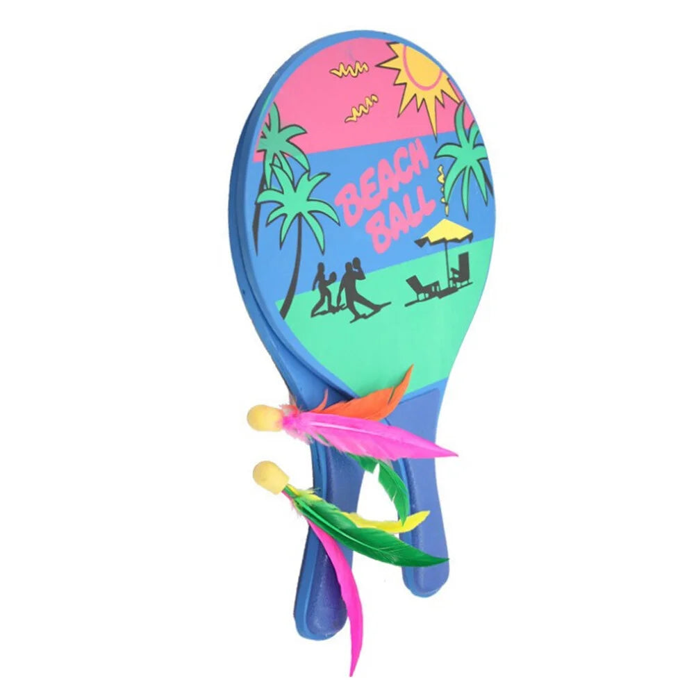 Beach Paddle Ball Game Racquet Set W598248