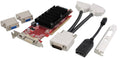 1GB DDR3 Radeon 6350 SFF Graphics Card with 2x DVI-I Adapter V8899