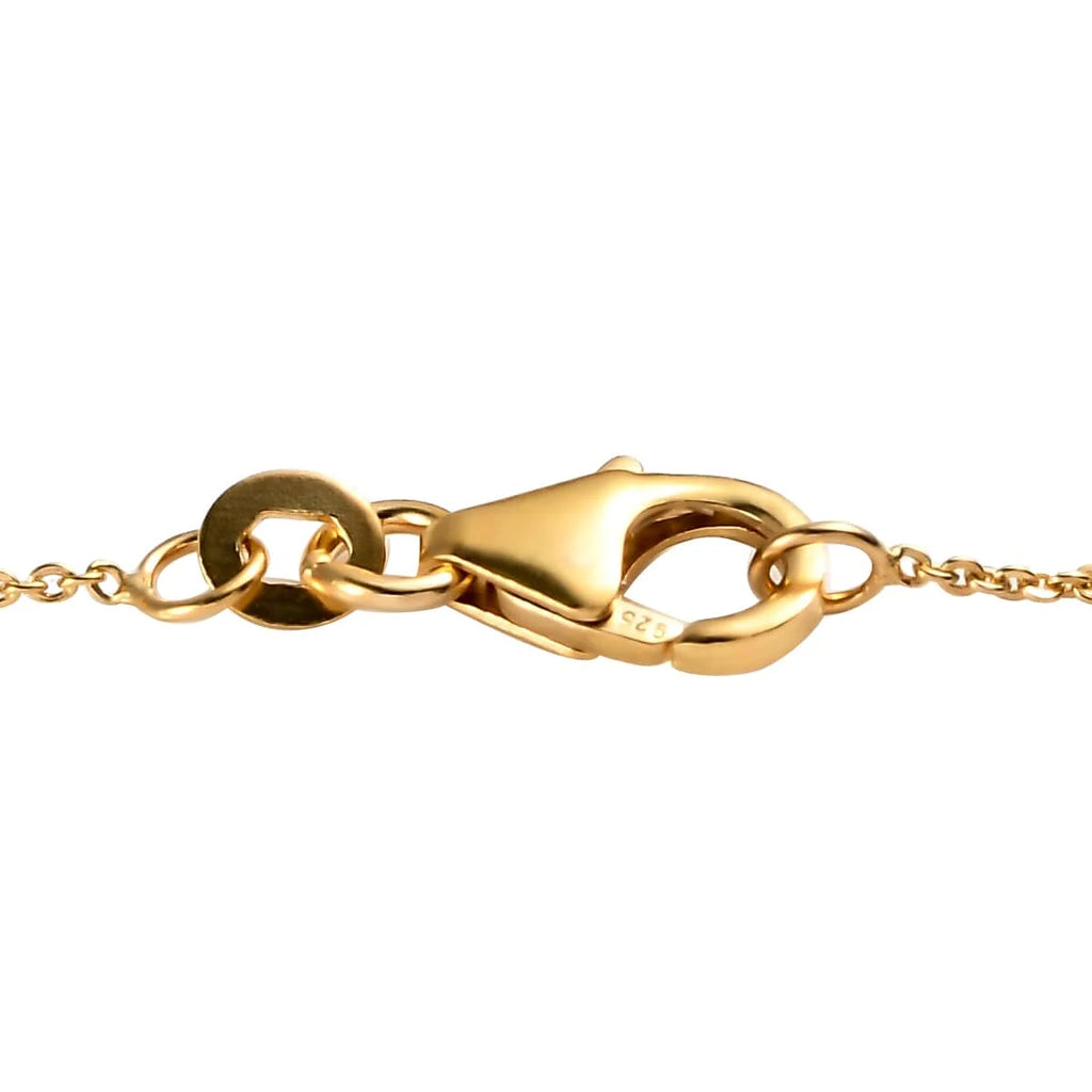 925 Sterling Silver Vermeil Yellow Gold Plated Initial K Pendant Necklace 20" 7.25 Grams B656