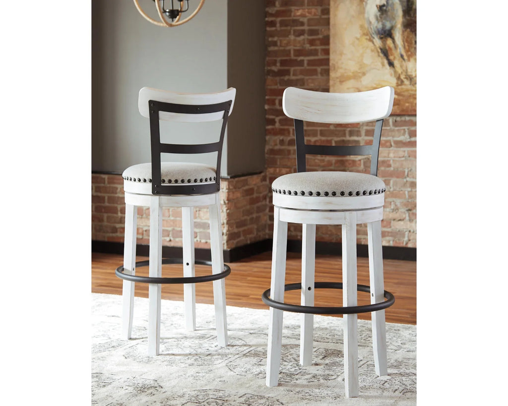 White Bar Height Bar Stool E4441