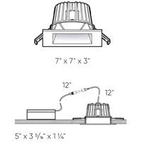 6x22 LED Retrofit Downlight Satin Nickel K60056