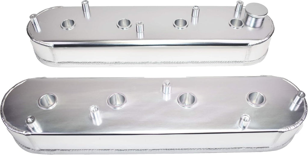Clear Fabricated Aluminum Valve Covers with Coil Mounts G13266