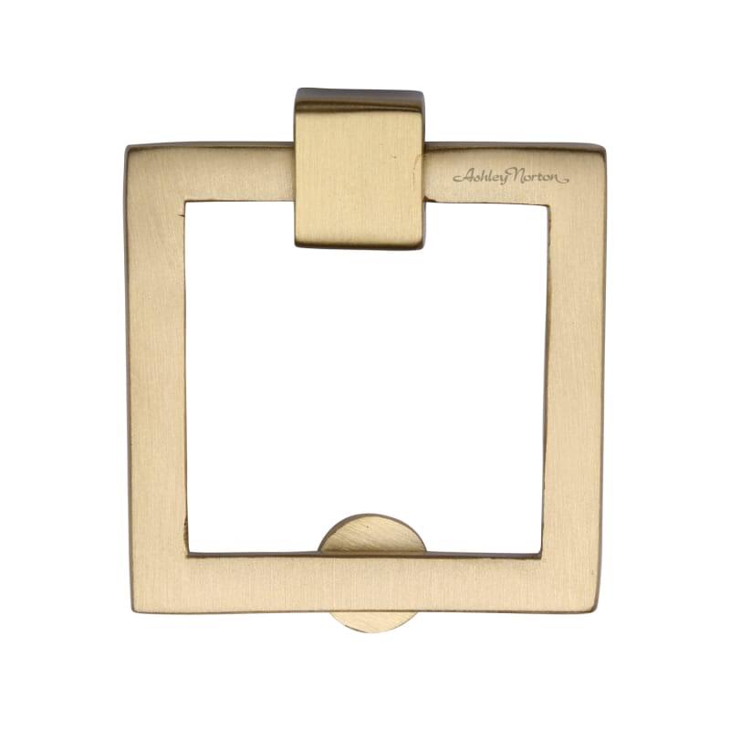 Square Cabinet Drop Handle Satin Brass D946205