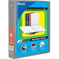 Grey 3-Ring View Binder with 2-Pockets Case Pack 12 N380097