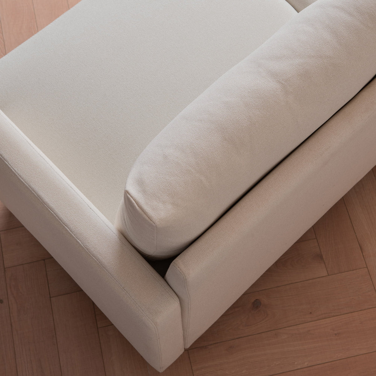 Beige Upholstered Futon Sofa Couch Loveseat M334