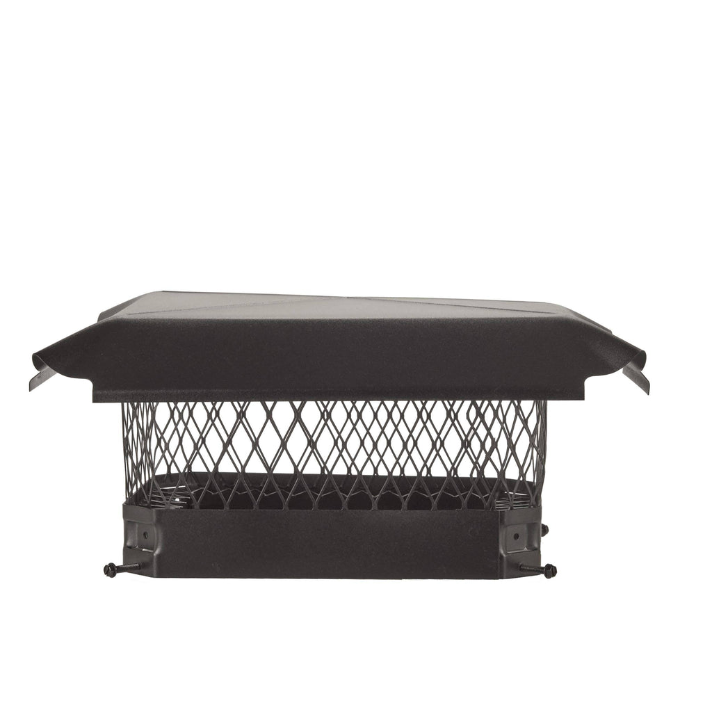Black Galvanized-Steel Bolt-On Chimney Cap R818664