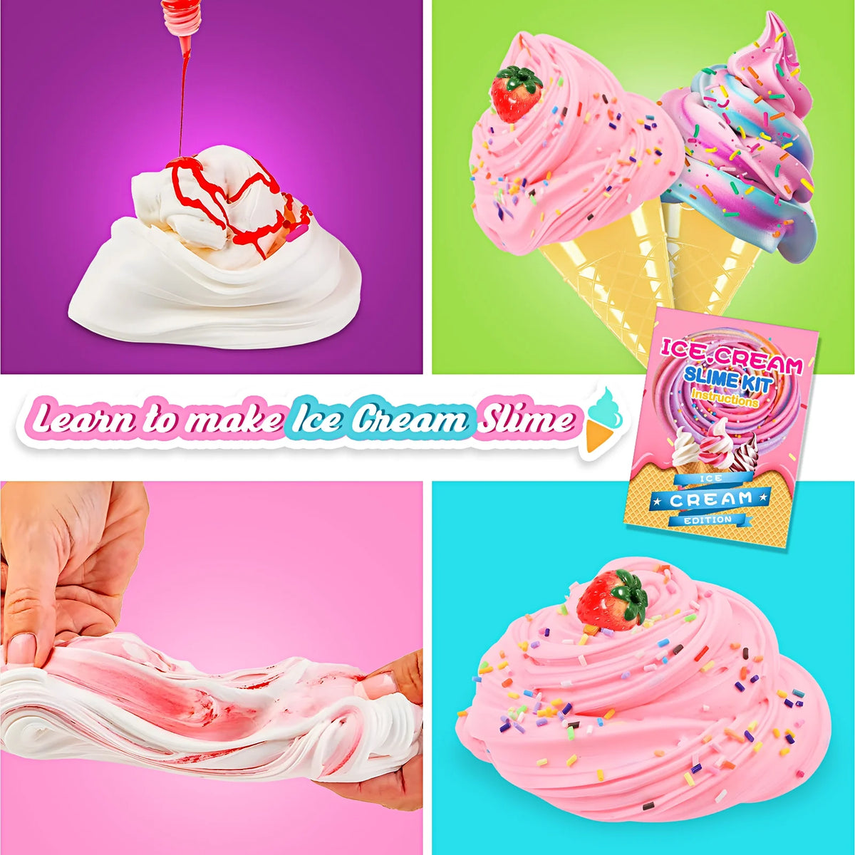 DIY Ice Cream Slime Kit Toys I6159