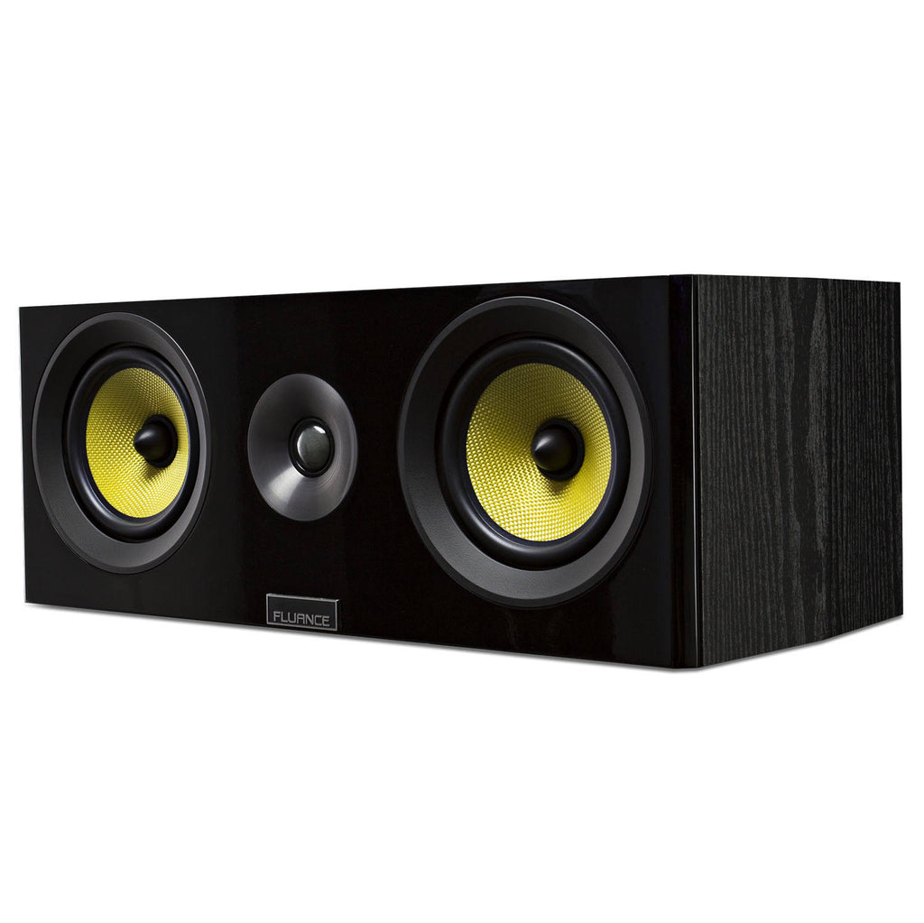 2-way Center Channel Speaker Black Ash Z7824