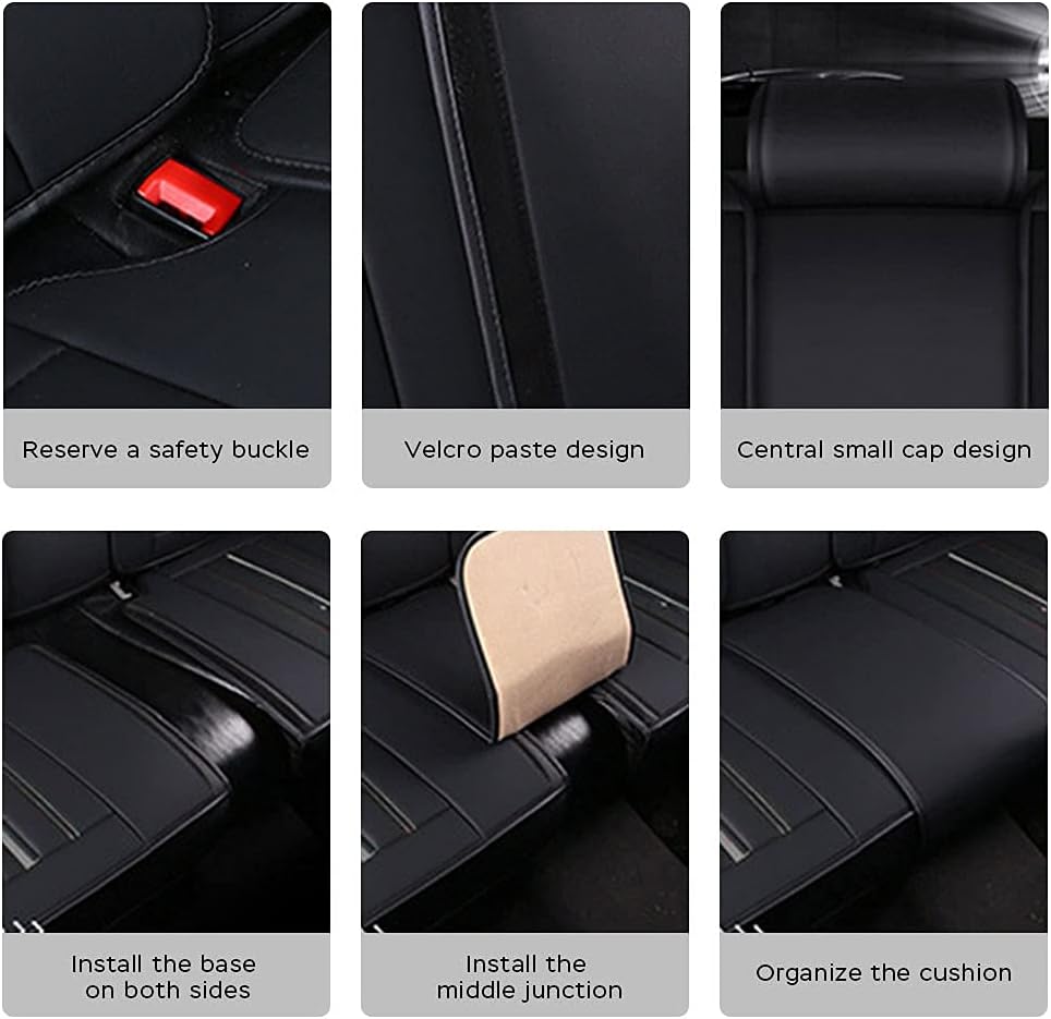 Leather Seat Covers Full Set Seat Cushion V3059